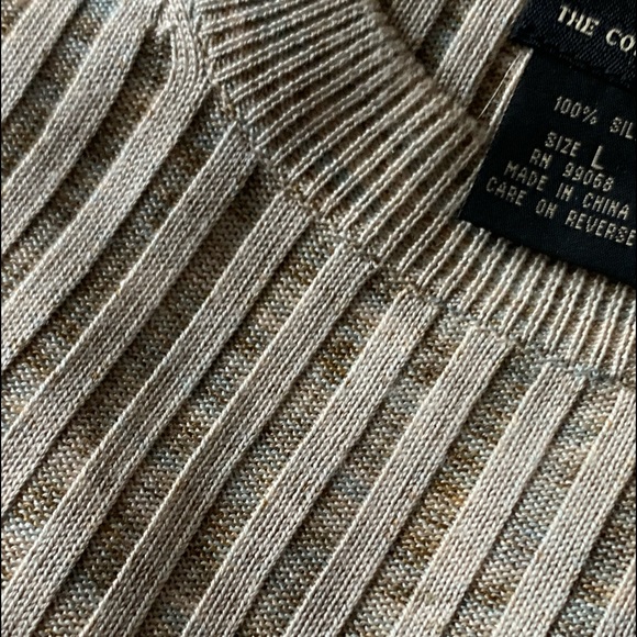 C Collection 100% Silk Men’s Sweater Size L. Armpit to armpit 25” - Picture 12 of 12